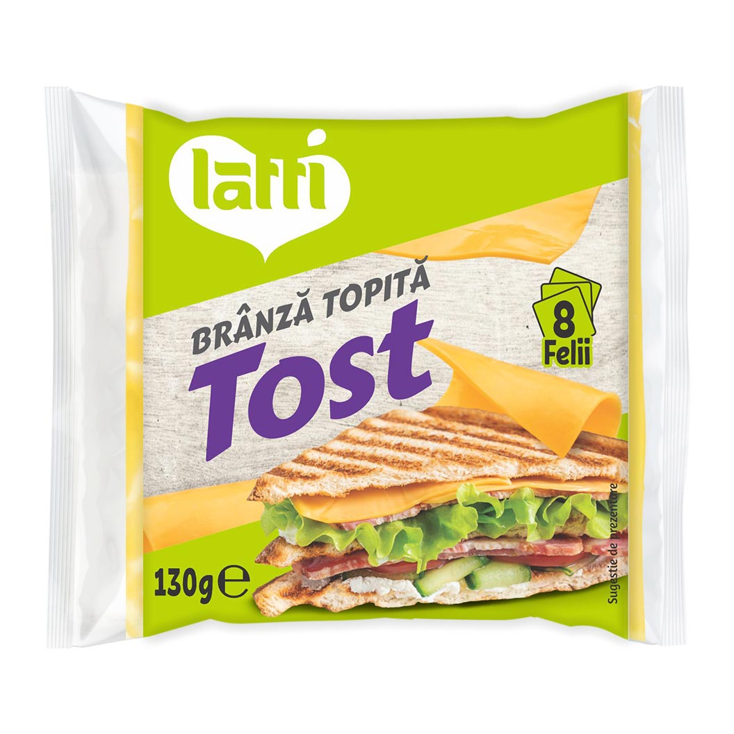 Brânza topită felii Tost Latti 130g