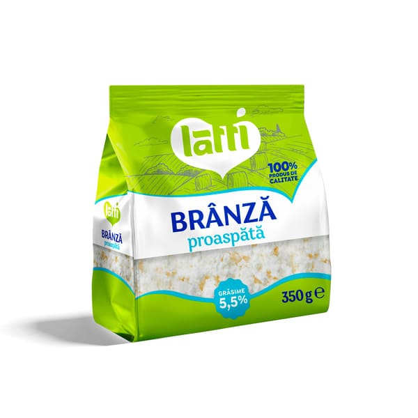 Brânză proaspătă 5,5% Latti 350g