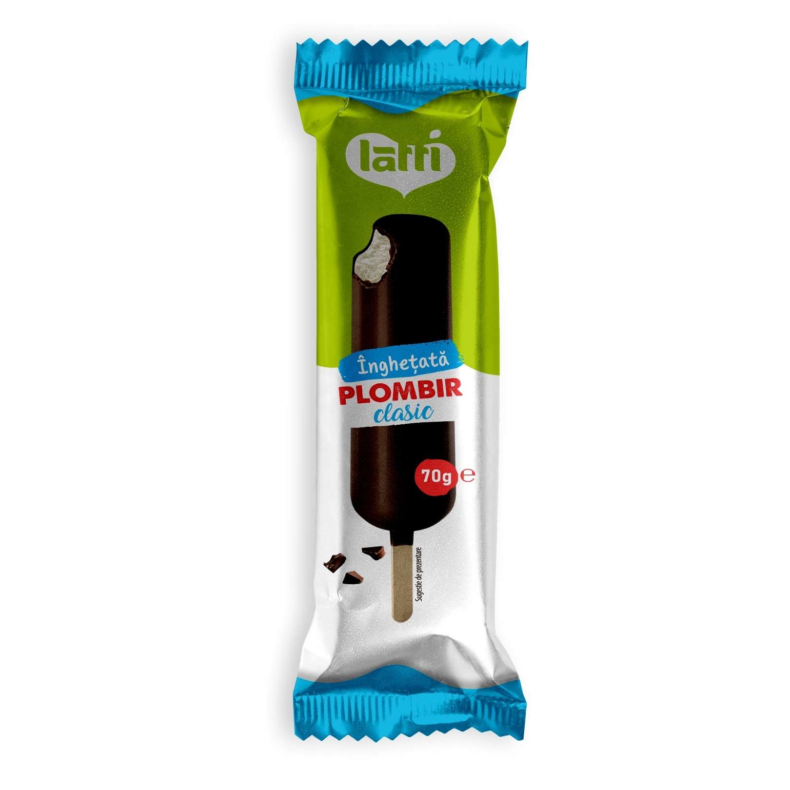 Înghețată stick Plombir Clasic Latti 70g
