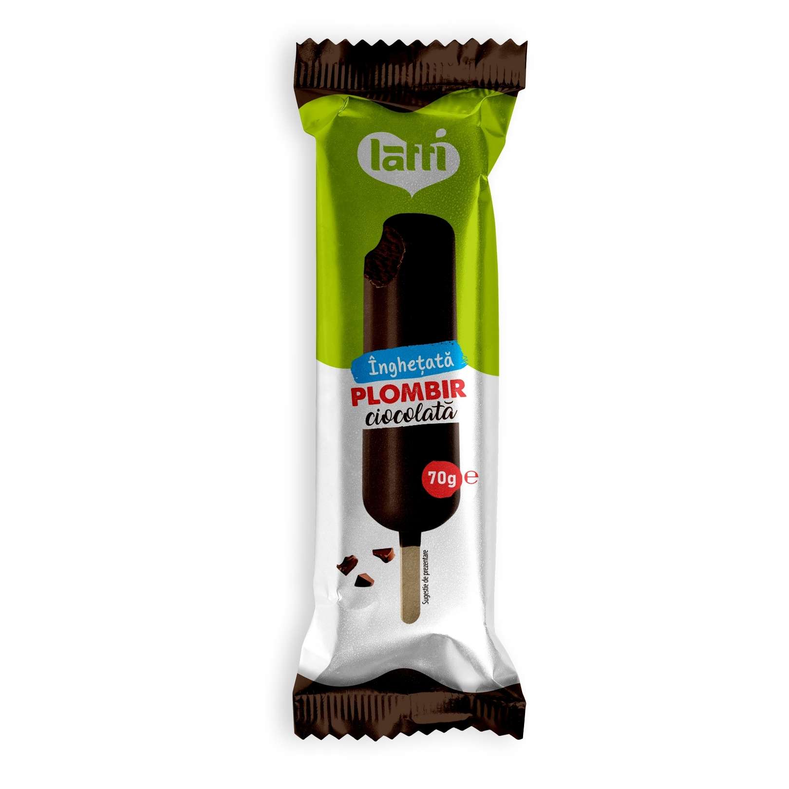 Înghețată stick Plombir Ciocolată Latti 70g